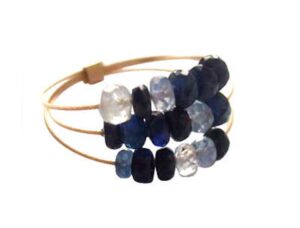 Gemshine – Damen – Ring – Vergoldet – Saphir – Blau, Ringgröße:57 (18.1)