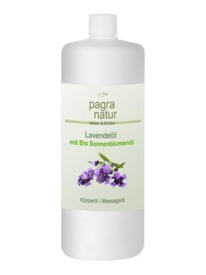 pagra natur Lavendelöl auf Bio-Sonnenblumenölbasis 1 l